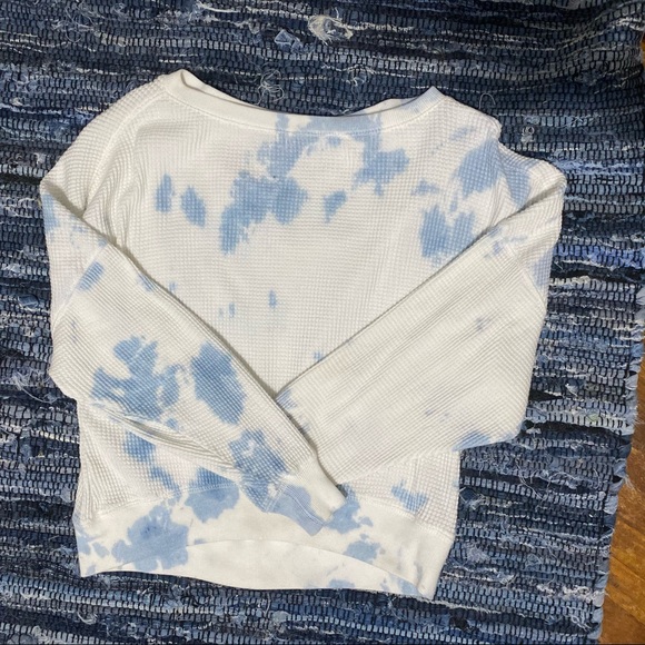 NWOT Urban Outfitters | Blue Tie Dye Crewneck - Picture 2 of 3